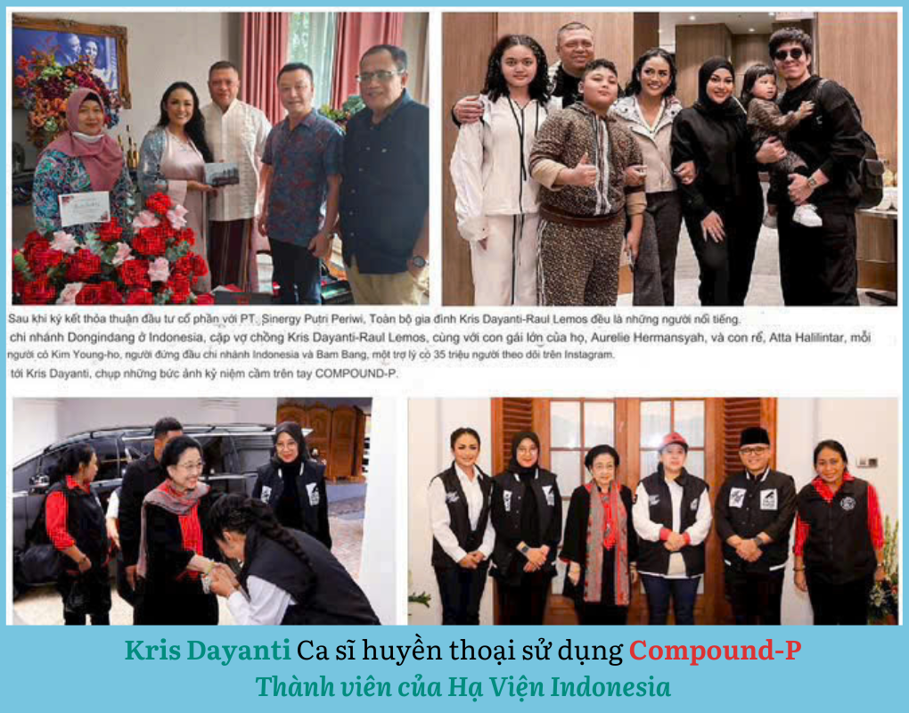 Kris dayanti ca sĩ huyền thoại sử dụng compound p thành viên của hạ viện indonesia